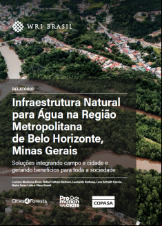 Capa do relatório de Infraestrutura Natural em BH